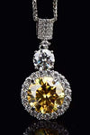 6 Carat Moissanite Pendant Necklace Moissanite - Tophatter Daily Deals