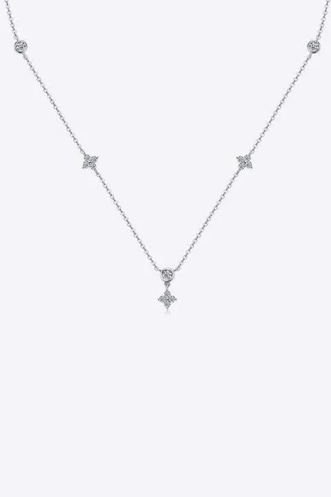 Moissanite 925 Sterling Silver Necklace Moissanite - Tophatter Daily Deals