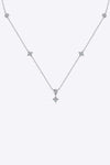 Moissanite 925 Sterling Silver Necklace Moissanite - Tophatter Daily Deals