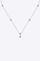 Moissanite 925 Sterling Silver Necklace Moissanite - Tophatter Daily Deals