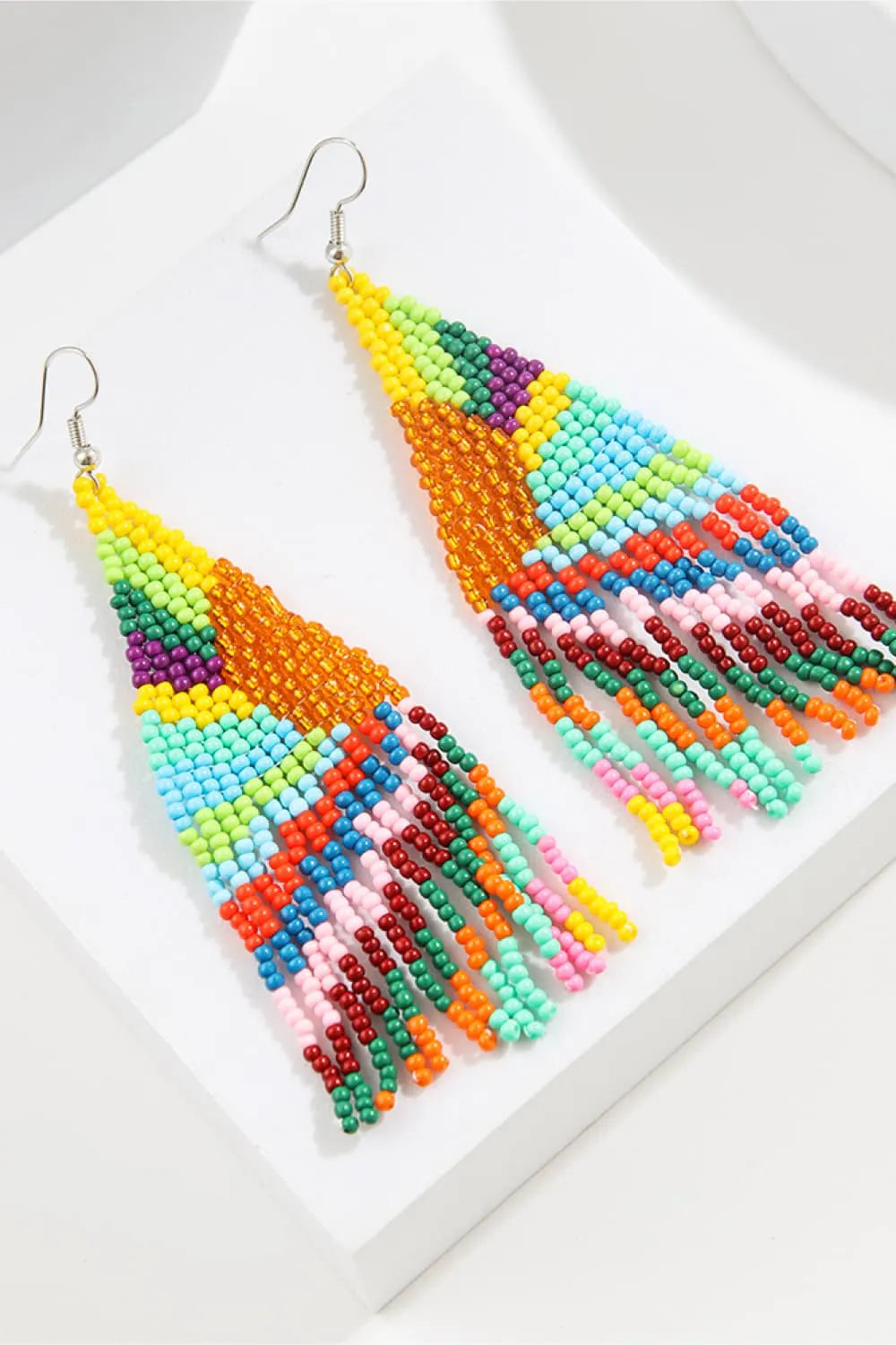 Beaded Dangle Earrings Earrings - Tophatter Daily Deals