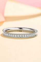 Drop Everything Now Moissanite Ring Moissanite - Tophatter Daily Deals
