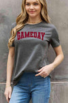 Simply Love Full Size GAMEDAY Graphic Cotton Tee Women's T-Shirts - Tophatter Daily Deals