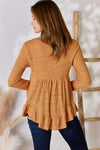 Hailey & Co Full Size V-Neck Flounce Sleeve Blouse Blouses - Tophatter Daily Deals