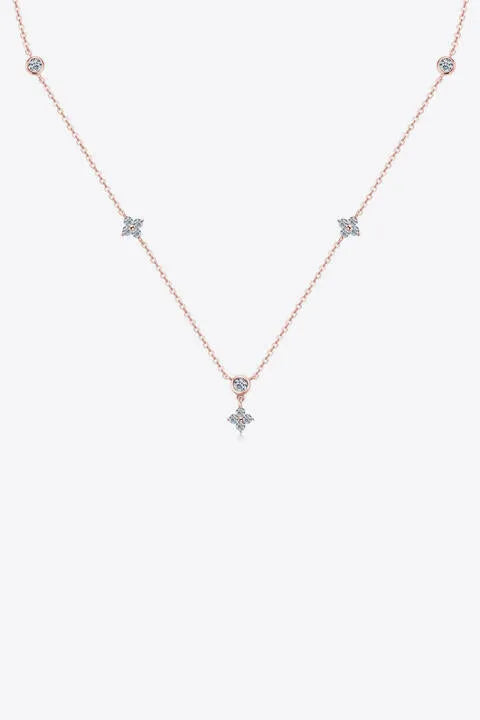 Moissanite 925 Sterling Silver Necklace Moissanite - Tophatter Daily Deals