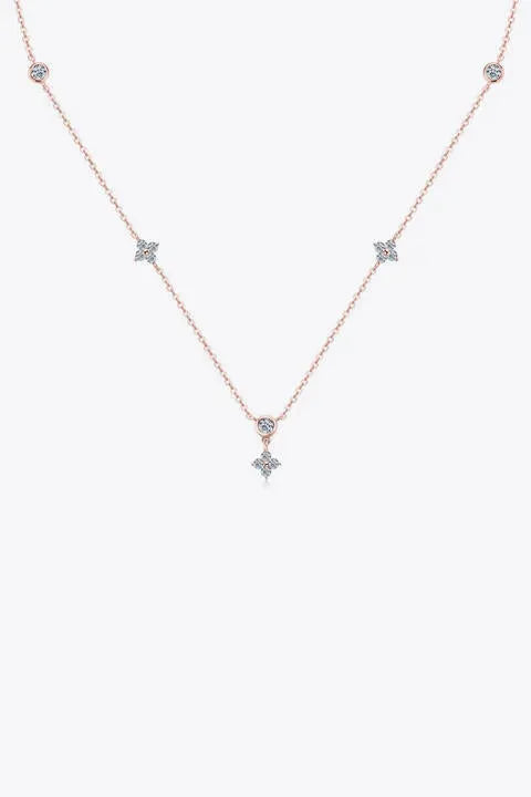 Moissanite 925 Sterling Silver Necklace Moissanite - Tophatter Daily Deals