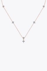 Moissanite 925 Sterling Silver Necklace Moissanite - Tophatter Daily Deals