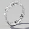 Inlaid Zircon 925 Sterling Silver Ring Rings - Tophatter Daily Deals