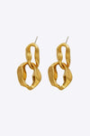 18K Gold-Plated Copper Double-Hoop Earrings Earrings - Tophatter Daily Deals