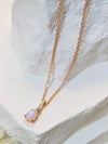 Moonstone Teardrop Pendant Necklace Moonstone - Tophatter Daily Deals