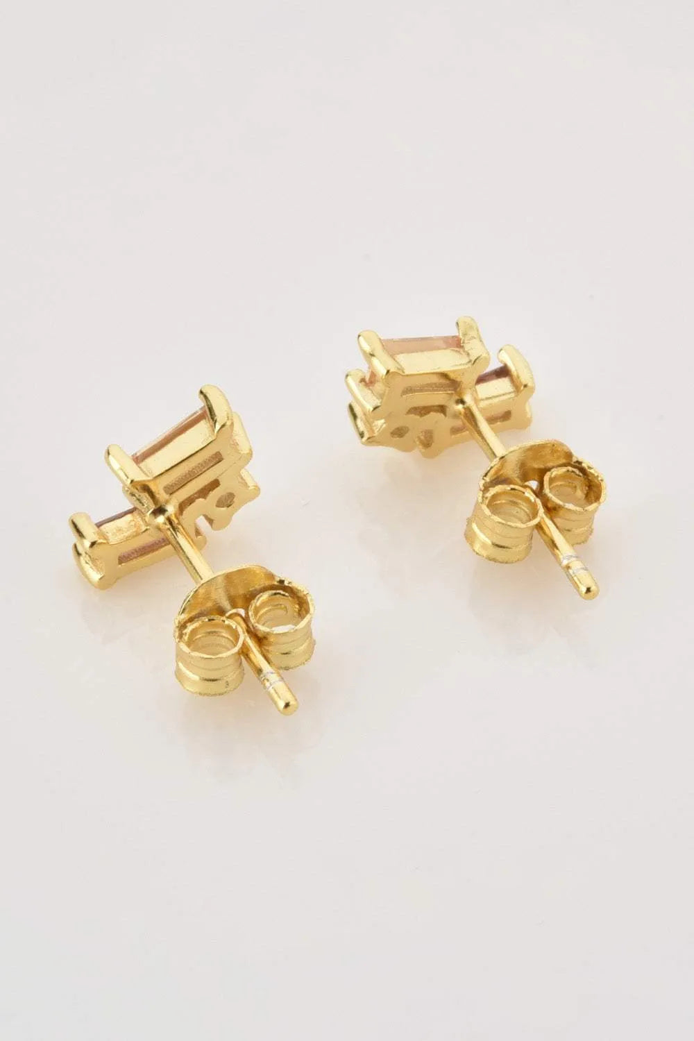 Zircon 925 Sterling Silver Stud Earrings Earrings - Tophatter Daily Deals