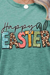 HAPPY EASTER Graphic Round Neck Tee Shirt Women's T-Shirts - Tophatter Daily Deals