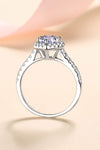 1 Carat Moissanite Heart-Shaped Ring Moissanite - Tophatter Daily Deals