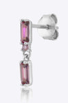 Zircon 925 Sterling Silver Drop Earrings Earrings - Tophatter Daily Deals