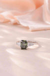 2 Carat Moissanite 925 Sterling Silver Ring Moissanite - Tophatter Daily Deals