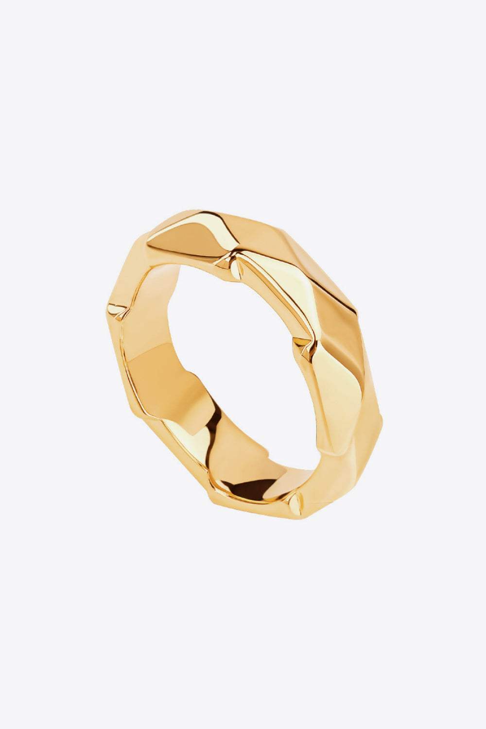 18K Gold-Plated Copper Ring Rings - Tophatter Daily Deals