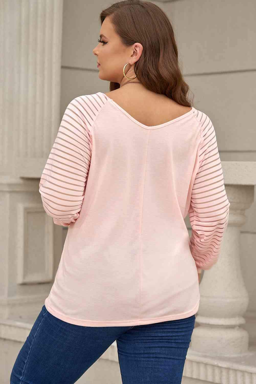 Plus Size Rabbit Graphic Long Raglan Sleeve Easter Tee Women's T-Shirts - Tophatter Daily Deals