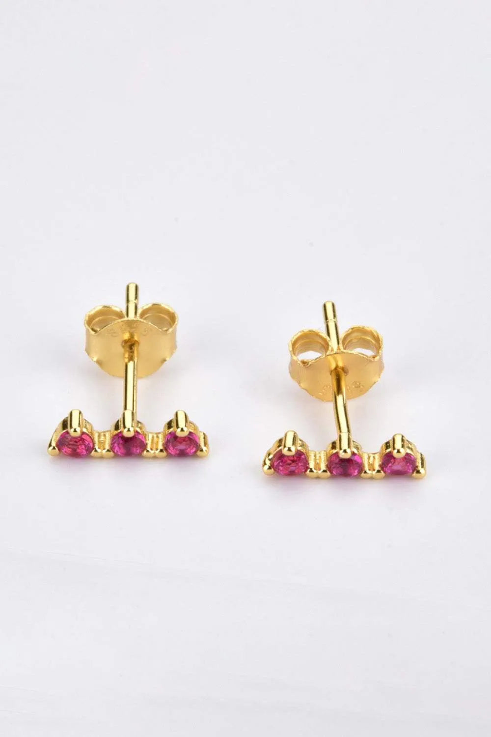 Zircon 925 Sterling Silver Earrings Earrings - Tophatter Daily Deals