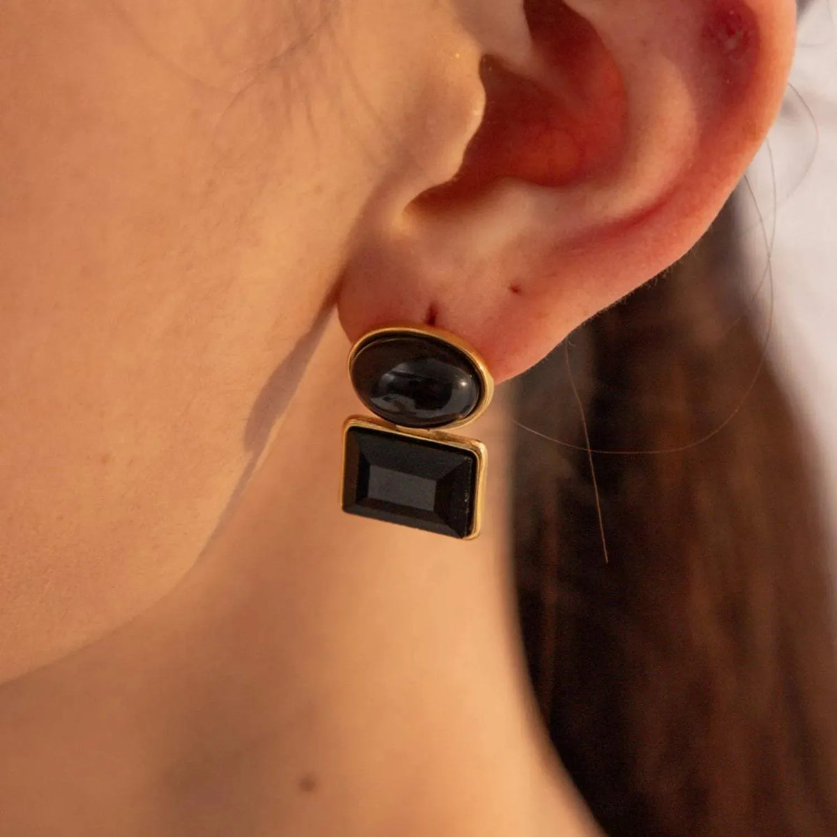 Geometric Stainless Steel Earrings Earrings - Tophatter Daily Deals