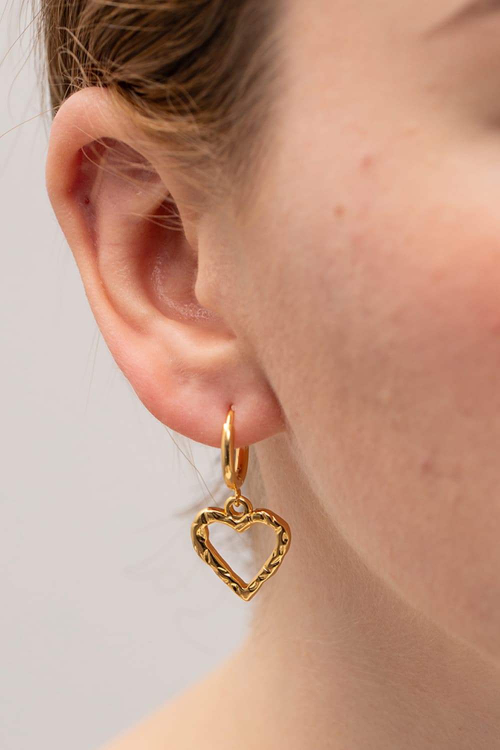 Heart Stainless Steel Drop Earrings Earrings - Tophatter Daily Deals