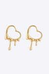Heart Zinc Alloy Earrings Earrings - Tophatter Daily Deals