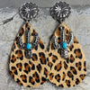 Turquoise Cactus Dangle Earrings Style G One Size Earrings - Tophatter Daily Deals