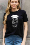 Simply Love Full Size Slogan Graphic Cotton Tee Women's T-Shirts - Tophatter Daily Deals