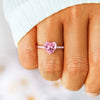 Heart Zircon 925 Sterling Silver Ring Rings - Tophatter Daily Deals