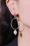 No Worries Pearl Drop Earrings Earrings - Tophatter Daily Deals