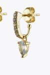 Opal 925 Sterling Silver Drop Earrings Earrings - Tophatter Daily Deals