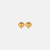 Titanium Steel Zircon Heart Stud Earrings Earrings - Tophatter Daily Deals