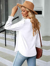 Square Neck Puff Sleeve Blouse Women's T-Shirts - Tophatter Daily Deals