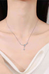 1 Carat Moissanite 925 Sterling Silver Necklace Moissanite - Tophatter Daily Deals