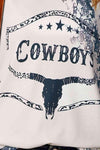 COWBOYS Graphic Tie-Dye Tee - Tophatter Daily Deals