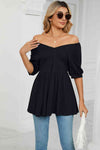 V-Neck Babydoll Top Women's T-Shirts - Tophatter Daily Deals