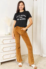 Simply Love GOOD MOMS SAY BAD WORDS Graphic Tee Women's T-Shirts - Tophatter Daily Deals