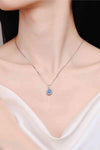 1 Carat Moissanite 925 Sterling Silver Necklace Moissanite - Tophatter Daily Deals