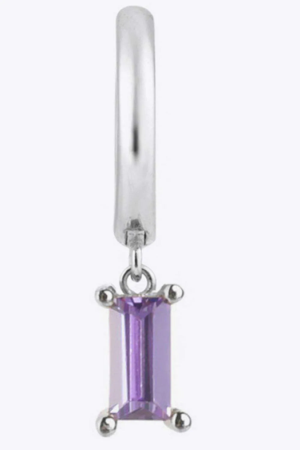 Zircon Huggie Drop Earrings Earrings - Tophatter Daily Deals