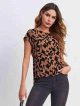 Twisted Open Back Blouse Blouses - Tophatter Daily Deals