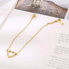 Inlaid Zircon Stainless Steel Heart Bracelet Bracelets - Tophatter Daily Deals