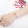 Stainless Steel Pierced Rhinestone Bracelet Bracelets - Tophatter Daily Deals