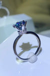 1 Carat Moissanite 6-Prong Solitaire Ring - Tophatter Deals