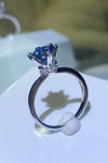 1 Carat Moissanite 6-Prong Solitaire Ring Moissanite - Tophatter Daily Deals