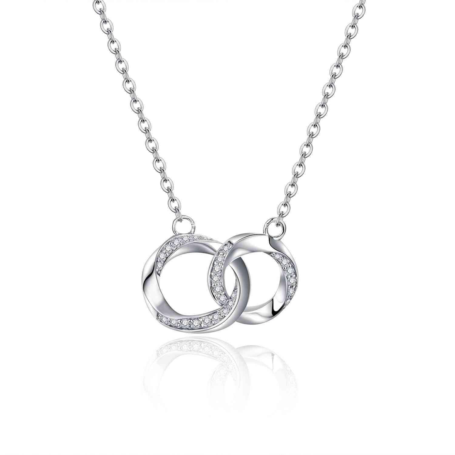 Moissanite 925 Sterling Silver Necklace Moissanite - Tophatter Daily Deals