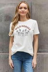 Simply Love WILD HORSES Graphic Cotton T-Shirt - Tophatter Daily Deals