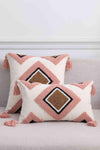 Geometric Graphic Tassel Decorative Throw Pillow Case Decorative Pillowcases - Tophatter Daily Deals