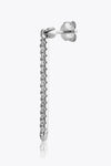 Zircon 925 Sterling Silver Single Earring Earrings - Tophatter Daily Deals