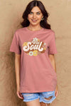 Simply Love Full Size WILD SOUL Graphic Cotton T-Shirt Women's T-Shirts - Tophatter Daily Deals