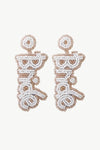 BRIDE Beaded Earrings Earrings - Tophatter Daily Deals