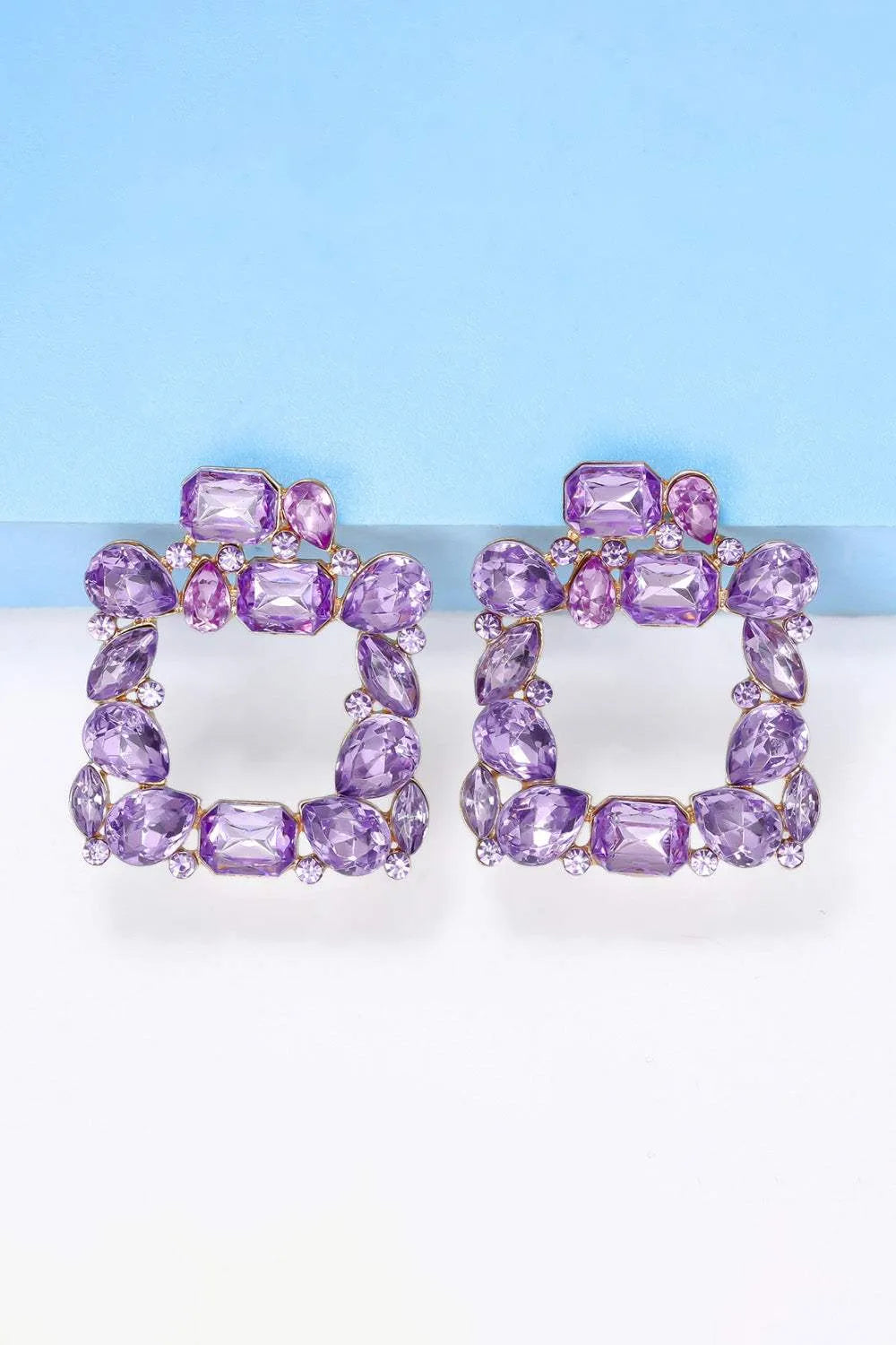 Geometrical Shape Zinc Alloy Dangle Earrings Earrings - Tophatter Daily Deals